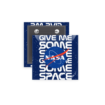 NASA give me some space, Κονκάρδα παραμάνα τετράγωνη 5x5cm