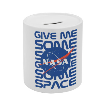 NASA give me some space, Κουμπαράς πορσελάνης με τάπα
