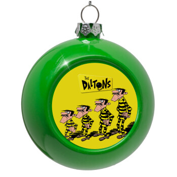 The Daltons, Green Christmas tree ornament bauble 8cm