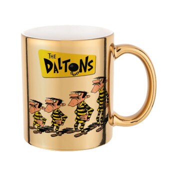 The Daltons, Κούπα κεραμική, χρυσή καθρέπτης, 330ml
