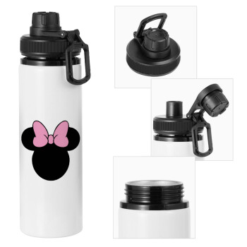 mouse girl, Metal water bottle with safety cap, aluminum 850ml