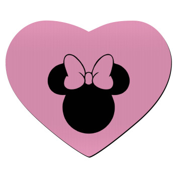 mouse girl, Mousepad καρδιά 23x20cm