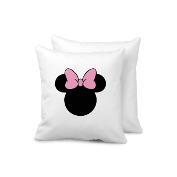 mouse girl, Sofa cushion 40x40cm includes filling