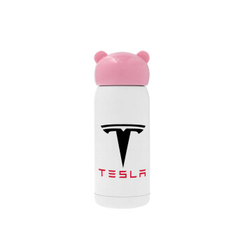Tesla motors, Ροζ ανοξείδωτο παγούρι θερμό (Stainless steel), 320ml