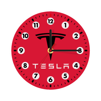 Tesla motors, Ρολόι τοίχου ξύλινο (20cm)