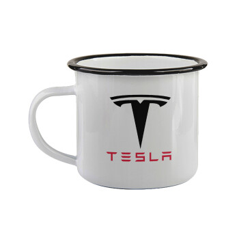 Tesla motors, Κούπα εμαγιέ με μαύρο χείλος 360ml
