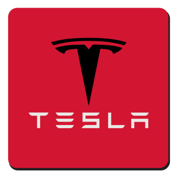 Tesla motors, Τετράγωνο μαγνητάκι ξύλινο 9x9cm