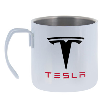 Tesla motors, Mug Stainless steel double wall 400ml