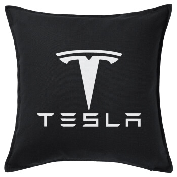 Tesla motors, Sofa cushion black 50x50cm includes filling
