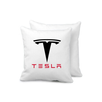 Tesla motors, Μαξιλάρι καναπέ 40x40cm περιέχεται το  γέμισμα