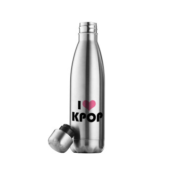 I Love KPOP, Inox (Stainless steel) double-walled metal mug, 500ml