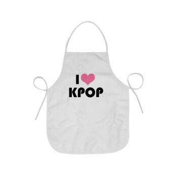 I Love KPOP, Chef Apron Short Full Length Adult (63x75cm)