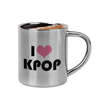 I Love KPOP, Κουπάκι μεταλλικό διπλού τοιχώματος για espresso (220ml)