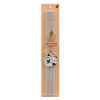 Easter Set, wooden keychain & scented Easter candle flat (30cm) (GRAY)