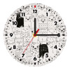 Wooden wall clock (20cm)