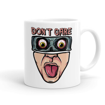 Don't Care, Ceramic coffee mug, 330ml (1pcs)