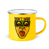 Yellow Enamel Metallic Cup 360ml