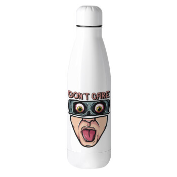 Don't Care, Μεταλλικό παγούρι θερμός (Stainless steel), 500ml