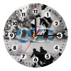 Wooden wall clock (20cm)