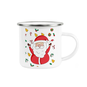 Santa Claus gifts, Κούπα Μεταλλική εμαγιέ λευκη 360ml