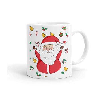 Santa Claus gifts, Ceramic coffee mug, 330ml (1pcs)