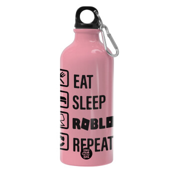 Eat, Sleep, Roblox, Repeat, Water bottle 600ml