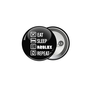 Eat, Sleep, Roblox, Repeat, Κονκάρδα παραμάνα 5.9cm