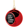 Christmas tree ball Red 8cm