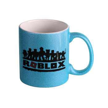 Roblox team, Κούπα Σιέλ Glitter που γυαλίζει, κεραμική, 330ml