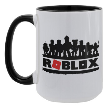 Roblox team, Κούπα Mega 15oz, κεραμική Μαύρη, 450ml