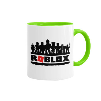 Roblox team, Mug colored light green, ceramic, 330ml
