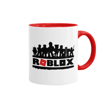 Roblox team, Mug colored red, ceramic, 330ml