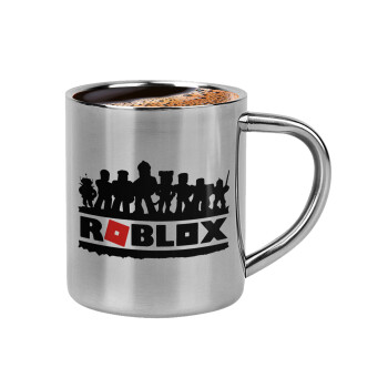 Roblox team, Double-wall metal cup for espresso (220ml)