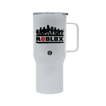 Roblox team, Mega Stainless steel Tumbler with lid, double wall 750L