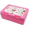 Children's cookie container PINK 185x128x65mm (BPA free plastic)