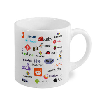 Tech logos, Κουπάκι κεραμικό, για espresso 150ml