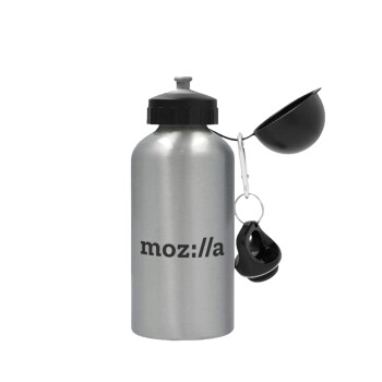 moz:lla, Metallic water jug, Silver, aluminum 500ml