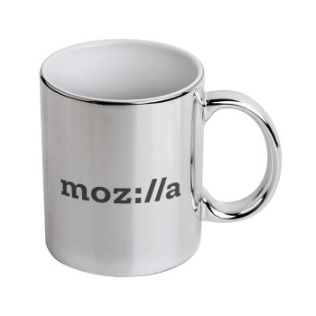 moz:lla, Mug ceramic, silver mirror, 330ml