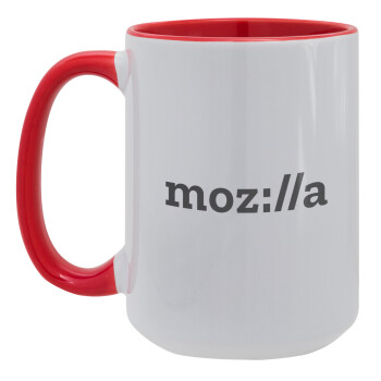 moz:lla, Κούπα Mega 15oz, κεραμική Κόκκινη, 450ml