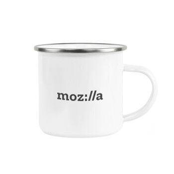 moz:lla, Metallic enamel cup white 360ml