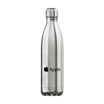 apple, Μεταλλικό παγούρι θερμός Inox (Stainless steel), διπλού τοιχώματος, 750ml