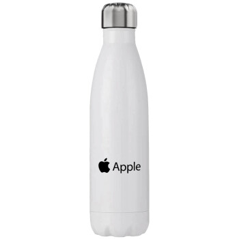 apple, Μεταλλικό παγούρι θερμός (Stainless steel), διπλού τοιχώματος, 750ml