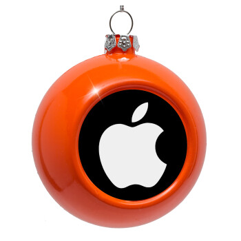 apple, Orange Christmas tree ornament bauble 8cm