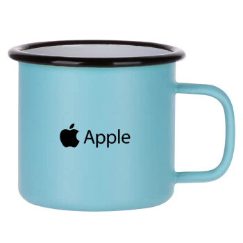 apple, Κούπα Μεταλλική εμαγιέ ΜΑΤ σιέλ 360ml