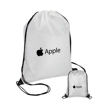 apple, Τσάντα πουγκί με μαύρα κορδόνια (1 τεμάχιο)