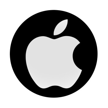apple, Mousepad Στρογγυλό 20cm