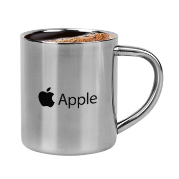 apple, Double-wall metal cup for espresso (220ml)