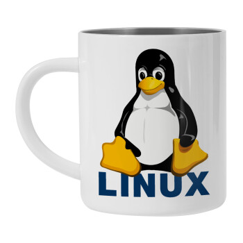 Linux, Mug Stainless steel double wall 450ml