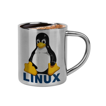 Linux, Double-wall metal cup for espresso (220ml)