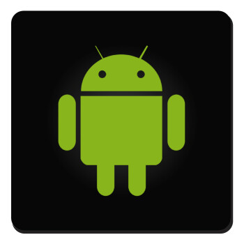 Android, Τετράγωνο μαγνητάκι ξύλινο 9x9cm